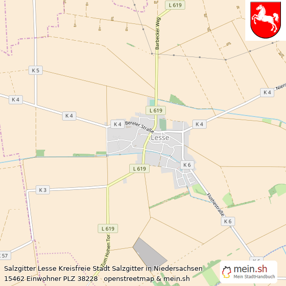 Salzgitter Lesse Kreisfreie Stadt Salzgitter Lageplan © Openstreetmap Contributors Salzgitter Lesse Lageplan